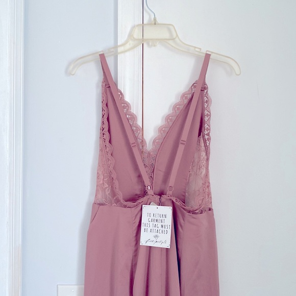 Free People Flutter Maxi Dress/Pink Gown - Picture 6 of 6